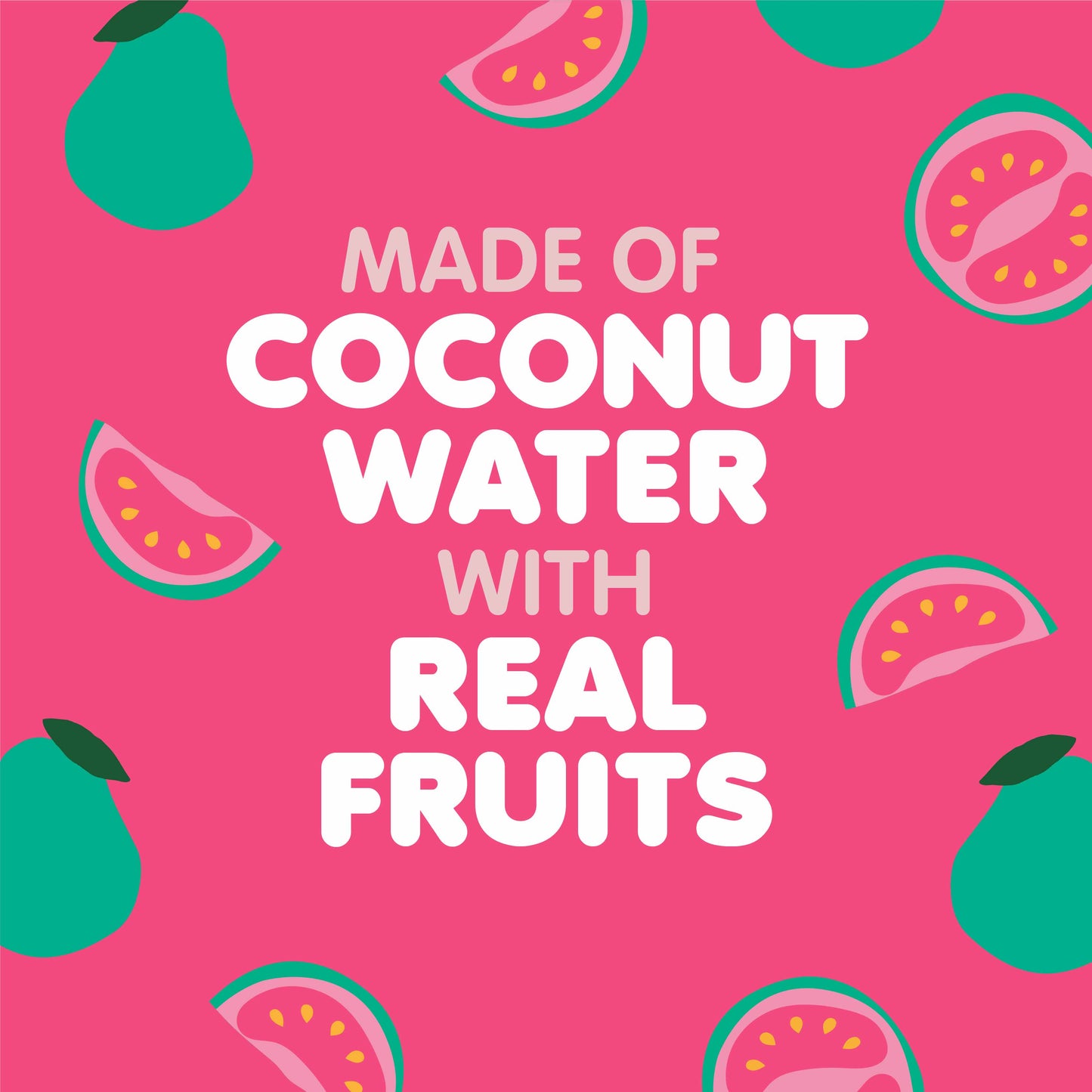 Smooze!™ Coconut Water Ice Bar - Pink Guava