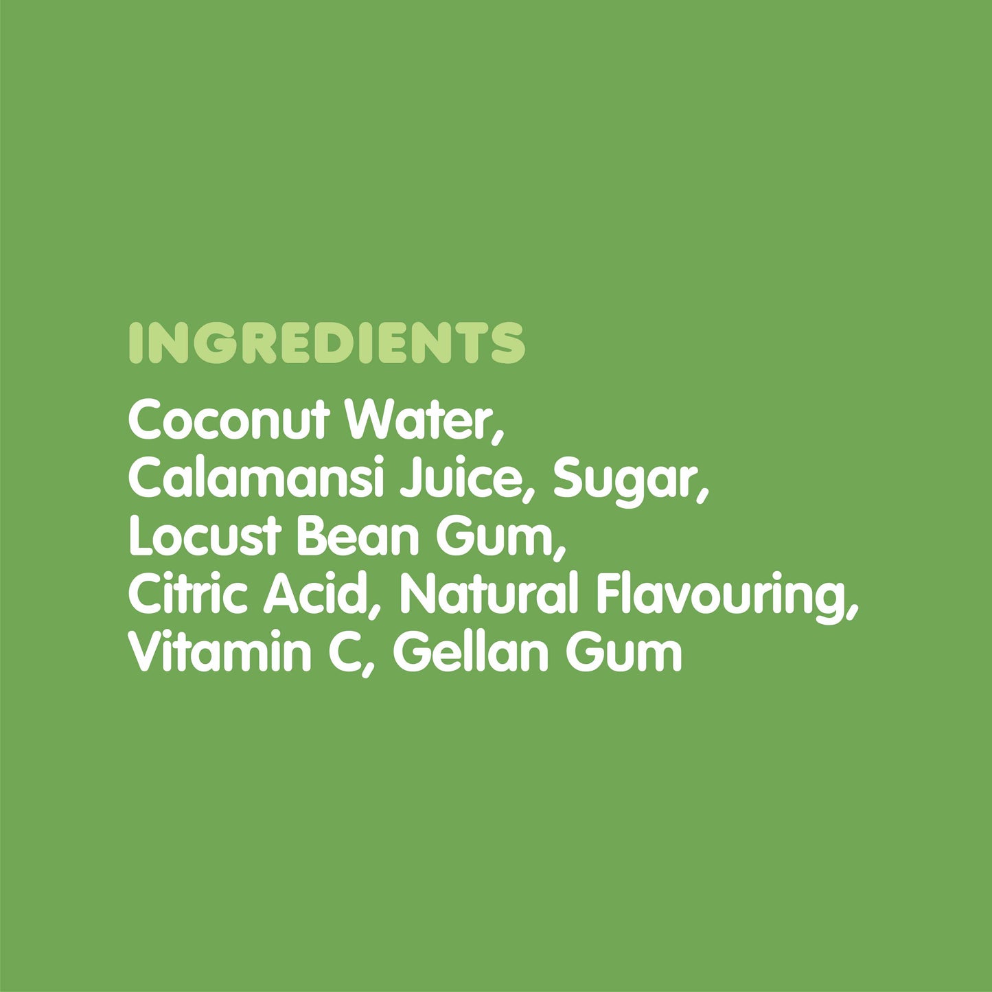 Smooze!™ Coconut Water Ice Bar - Calamansi