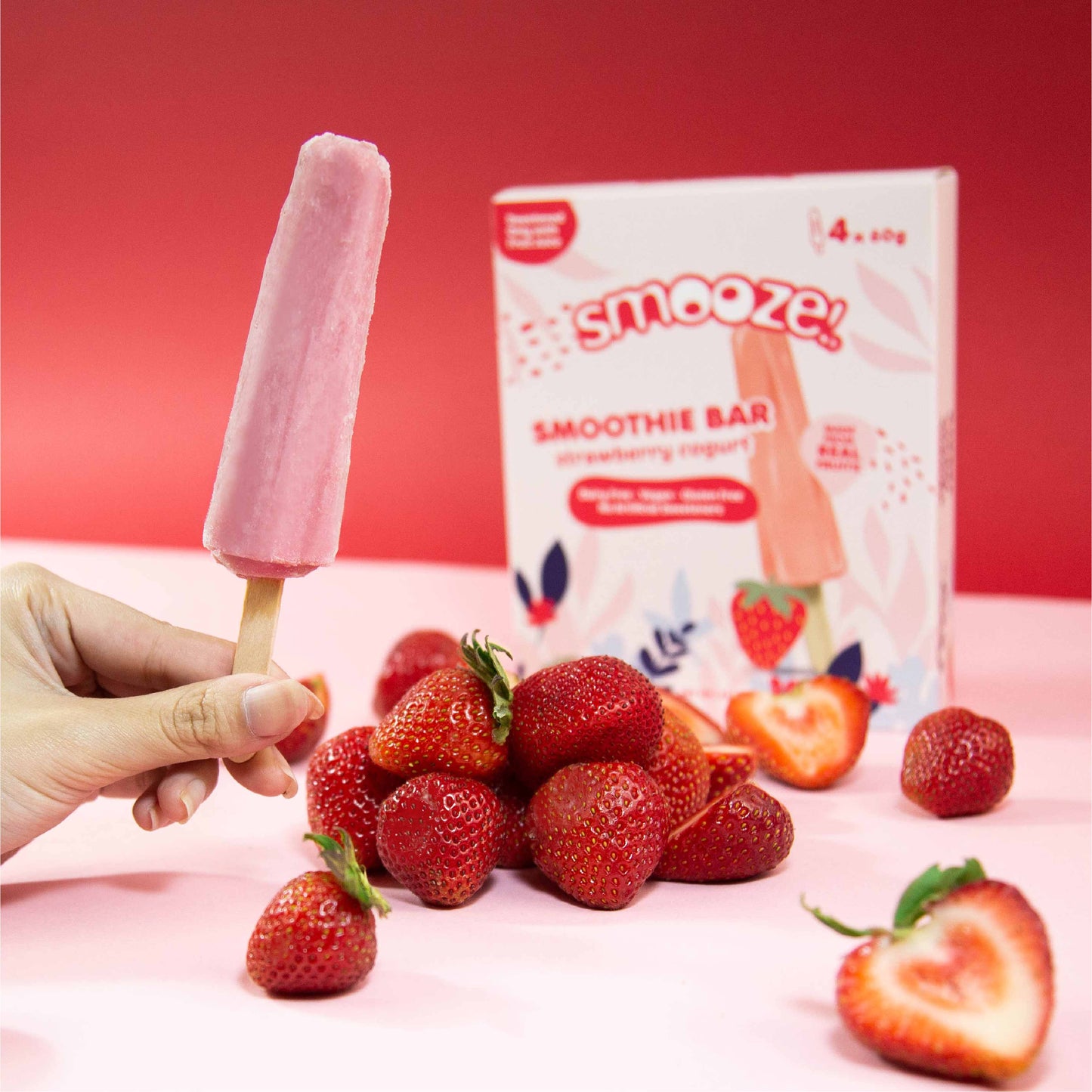 Smooze!™ Smoothie Bar Strawberry Cogurt (Coconut Yogurt)