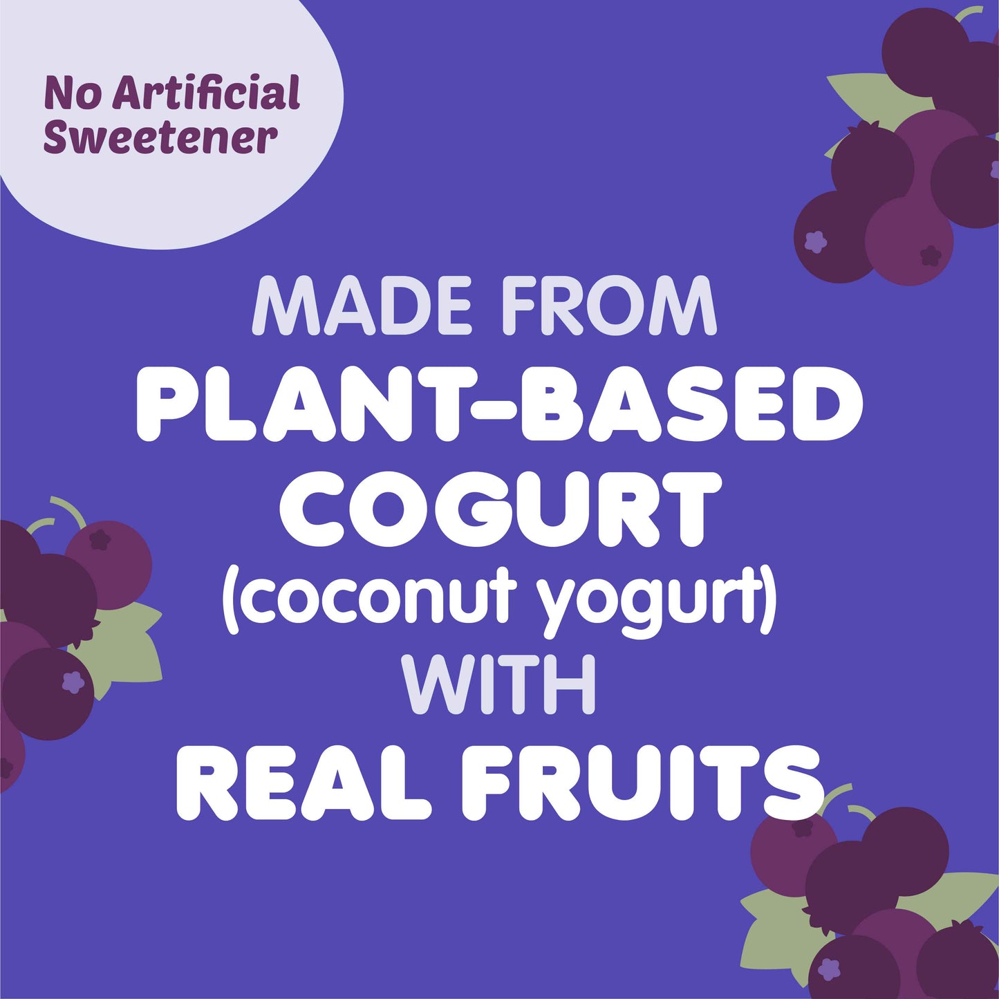 Smooze!™ Smoothie Bar Blackcurrant Cogurt (Coconut Yogurt)