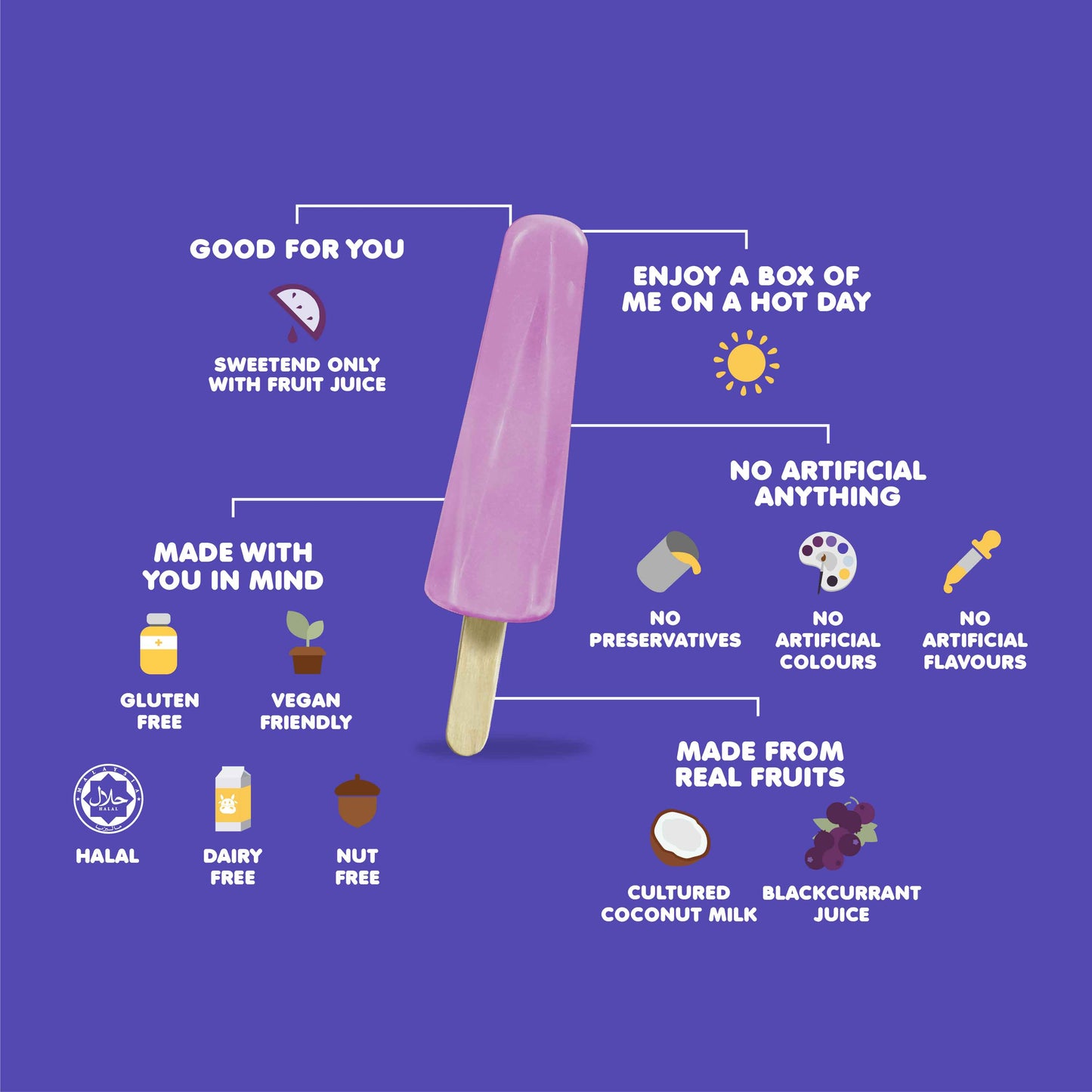 Smooze!™ Smoothie Bar Blackcurrant Cogurt (Coconut Yogurt)