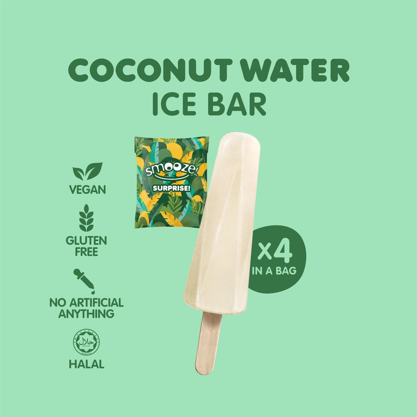 Smooze!™ Soursop Coconut Water Ice Bar
